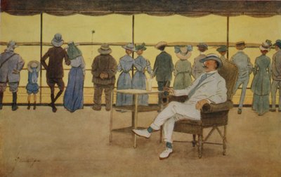 太陽の崇拝者、「エジプトの光の側」から、1908 作： Lance Thackeray